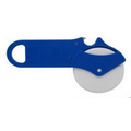 Pizza Cutter W/Bottle Opener - Blue